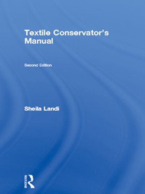 cover image of Textile Conservator's Manual